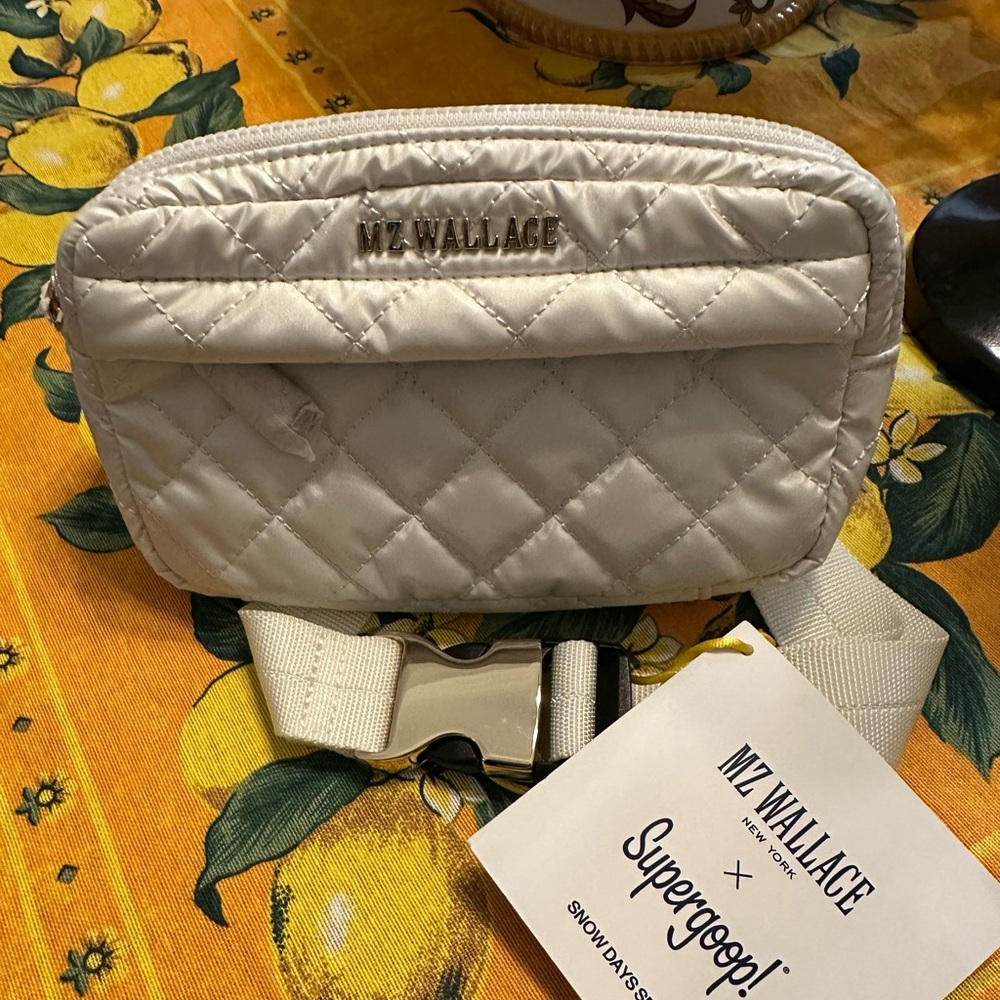 NWT LE MZ Wallace X Supergoop Belt Bag! Snowy Days Pristine Condition! - Picture 2 of 14